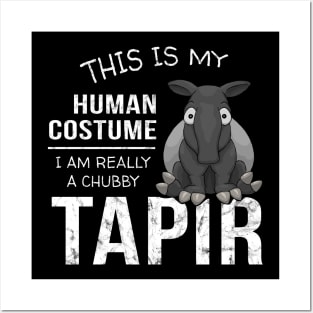 My Human Costume I Am Really A Malayan Tapir Posters and Art